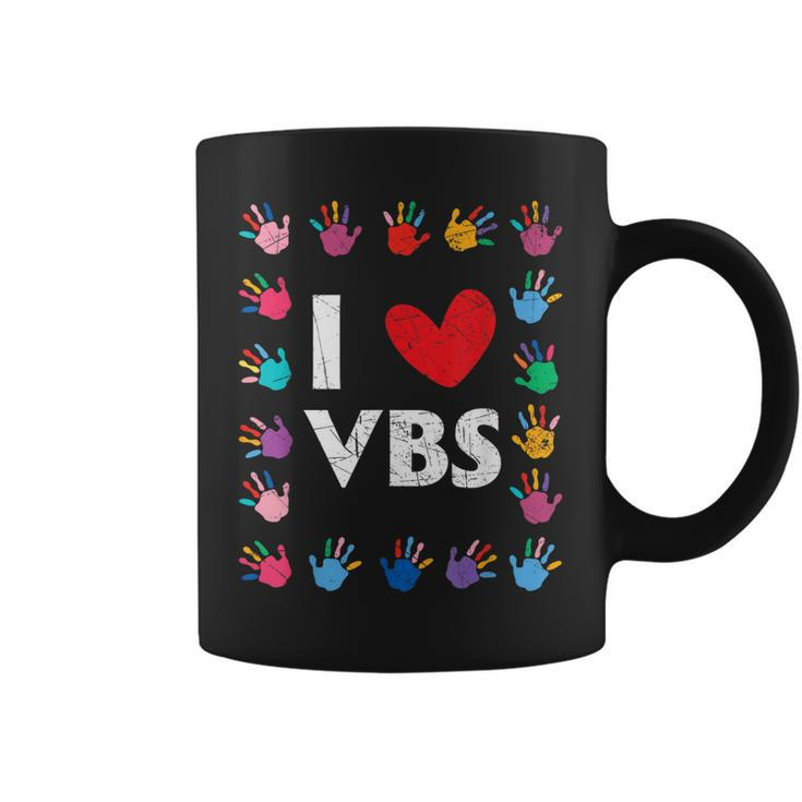 I Love Vbs Vacation Bible School Christian Teacher Coffee Mug