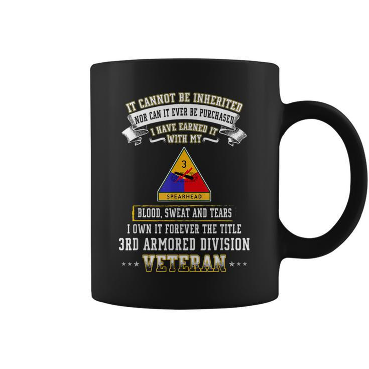 I Own Forever The Title 3Rd Armored Division Veteran  Coffee Mug