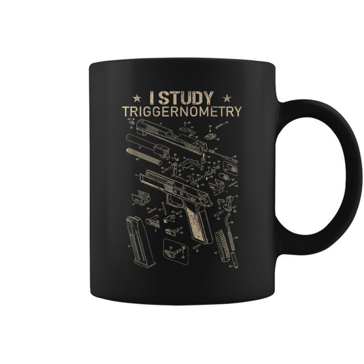 I Study Triggernometry Gun Veteran Gift For Dad  Gift For Mens Coffee Mug