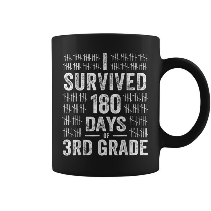 I Survived 180 Days Of 3Rd Grade Last Day Of School Teacher Coffee Mug