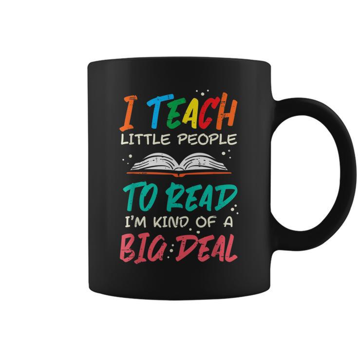 I Teach Little People To Read Book Funny Teacher Women Men Gifts For Teacher Funny Gifts Coffee Mug