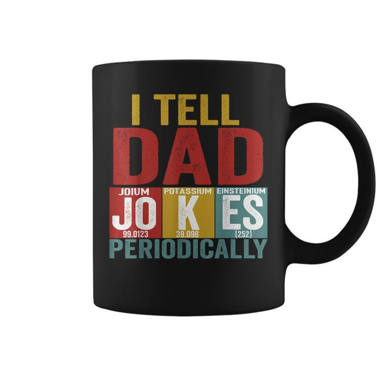 I Tell Dad Jokes Periodically Science Vintage Fathers Day  Coffee Mug