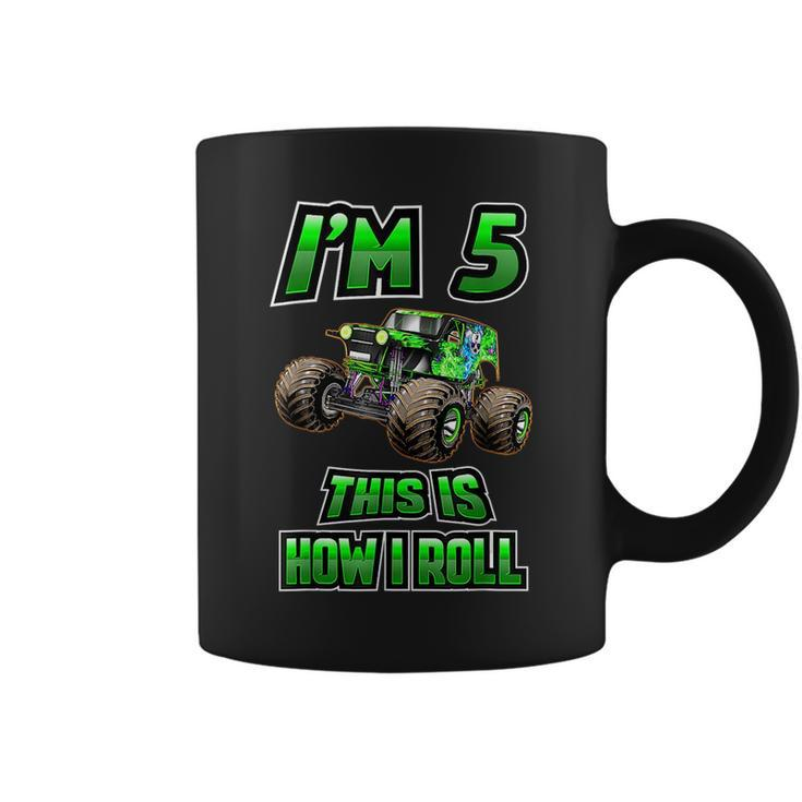 Im 5 This Is How I Roll 5 Years Old 5Th Birthday  Coffee Mug