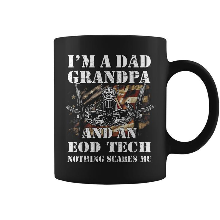 Im A Dad Grandpa And An Eod Tech Nothing Scares Me  Coffee Mug
