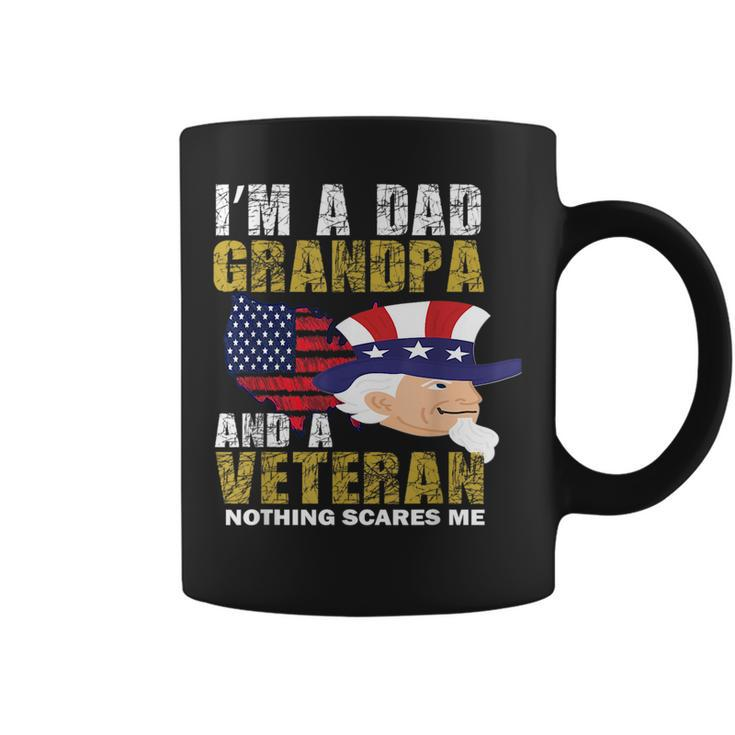 Im A Dad Grandpa And Veteran Fathers Day Coffee Mug