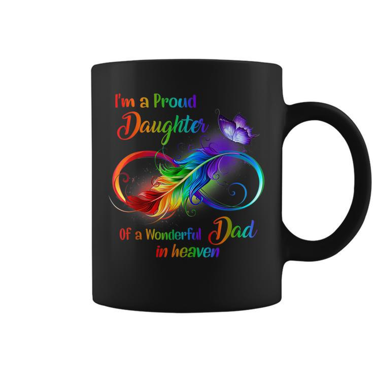 Im A Proud Daughter Of A Wonderful Dad In Heaven  Coffee Mug
