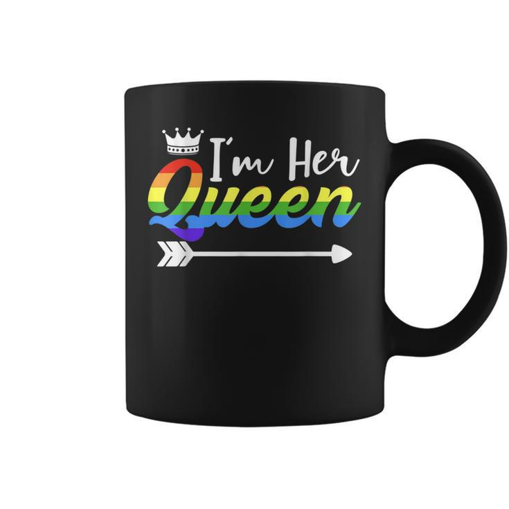 Im Her Queen Gay Girlfriend Outfit Matching Lesbian Couple  Coffee Mug