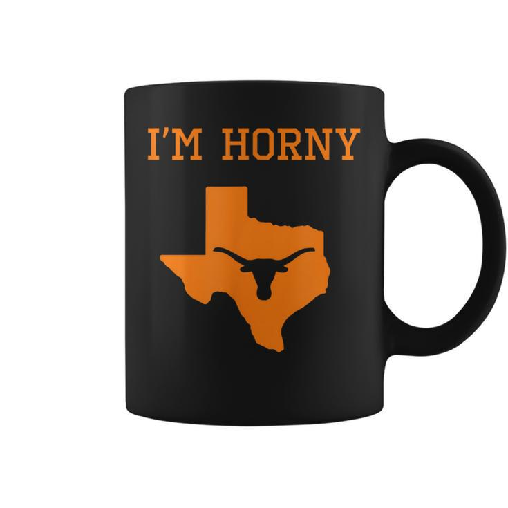 I'm Horny Texas Merch Coffee Mug