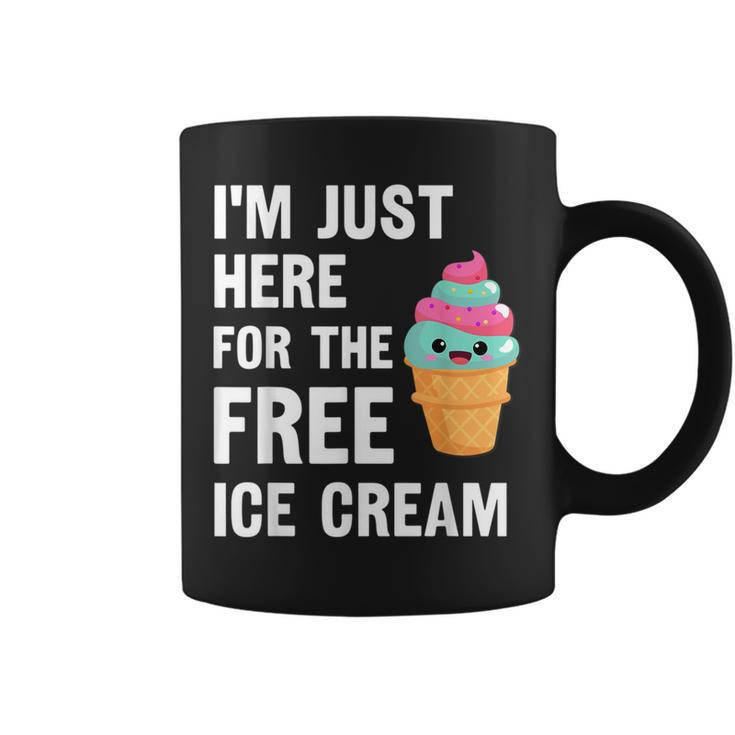 I'm Just Here For The Free Ice Cream Cruise 2023 Coffee Mug