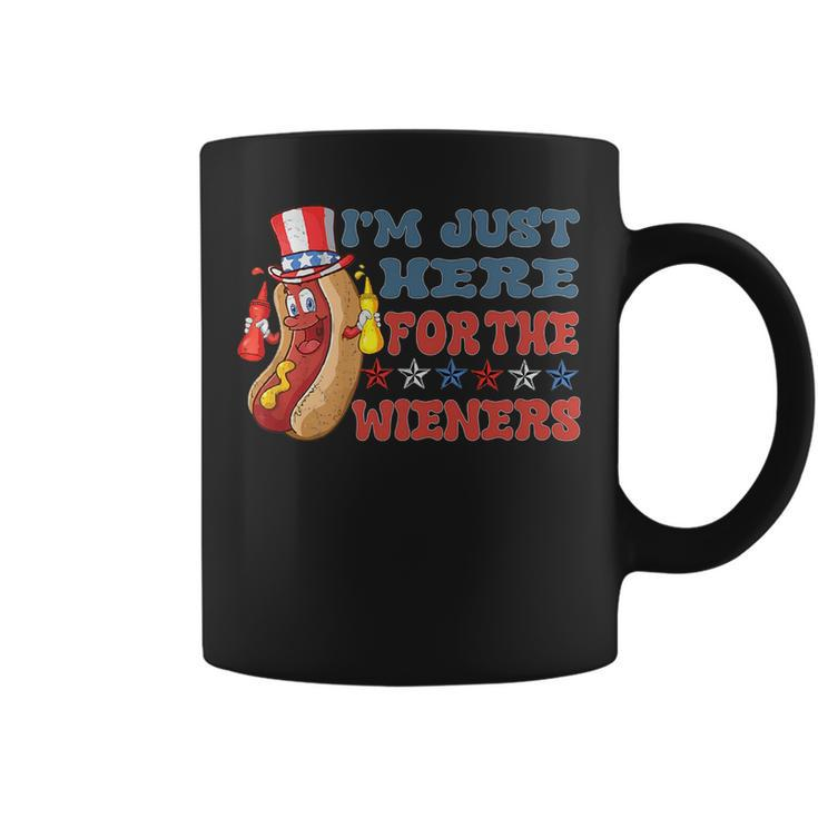 Im Just Here For The Wieners   Coffee Mug