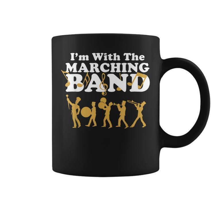 I'm With The Marching Band Musician Parade Coffee Mug