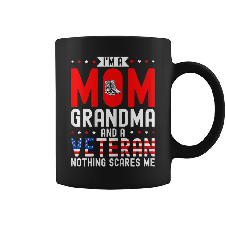I'm A Mom Grandma And A Veteran Female Veteran Grandmother Coffee Mug
