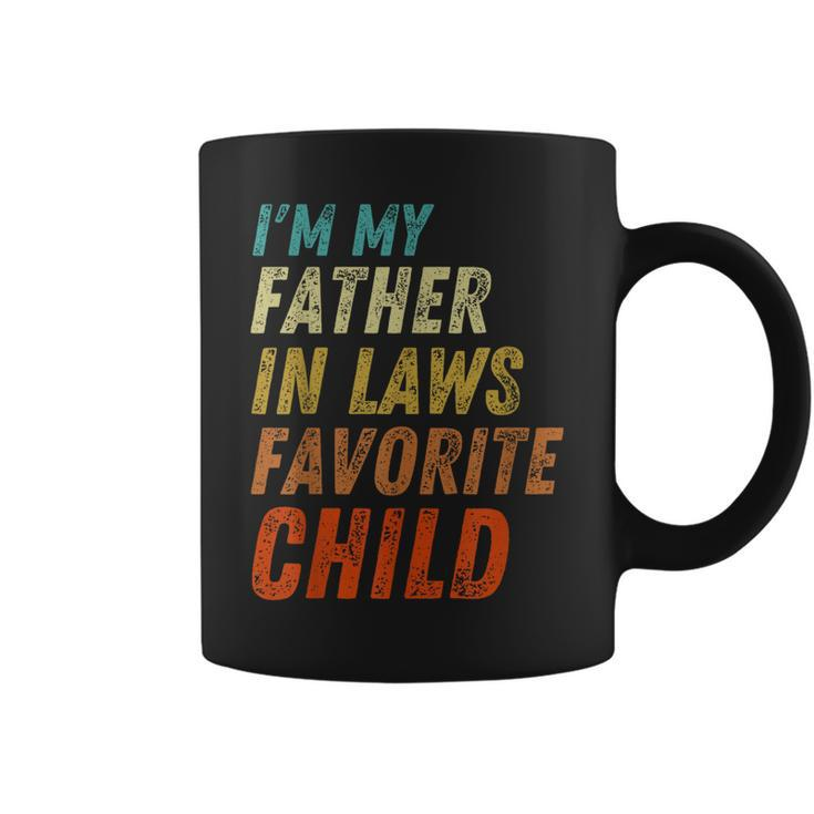 Im My Father In Laws Favorite Child Fathers Day Coffee Mug