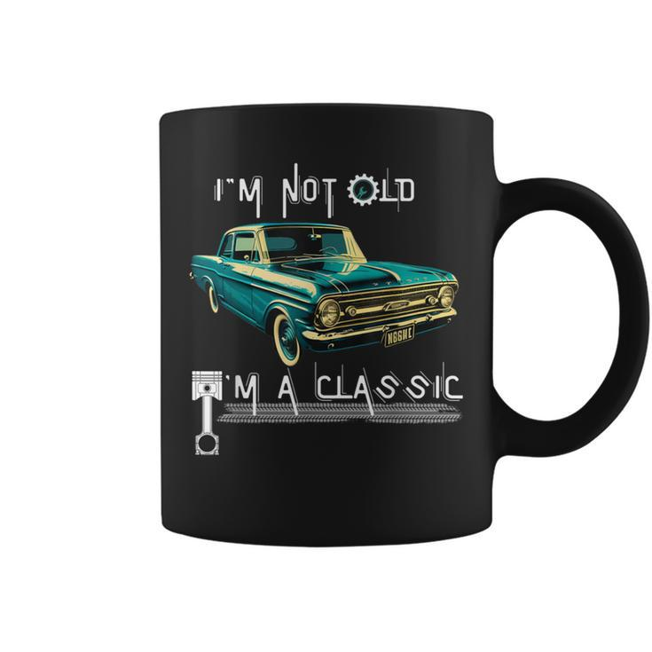 I'm Not Old I'm Classic Dad Retro Colour Vintage Muscle Car Coffee Mug