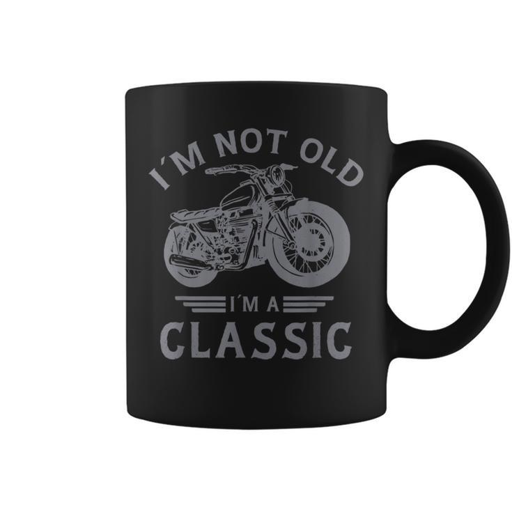 I’M Not Old I’M A Classic - Fathers Day - Vintage Motorbike  Coffee Mug