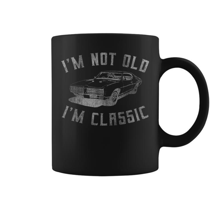 Im Not Old Im Classic Funny Car Graphic Mens & Womens Coffee Mug