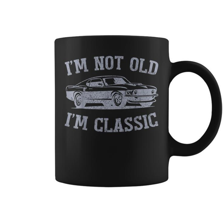 Im Not Old Im Classic Muscle Car Graphic Mens & Womens Coffee Mug