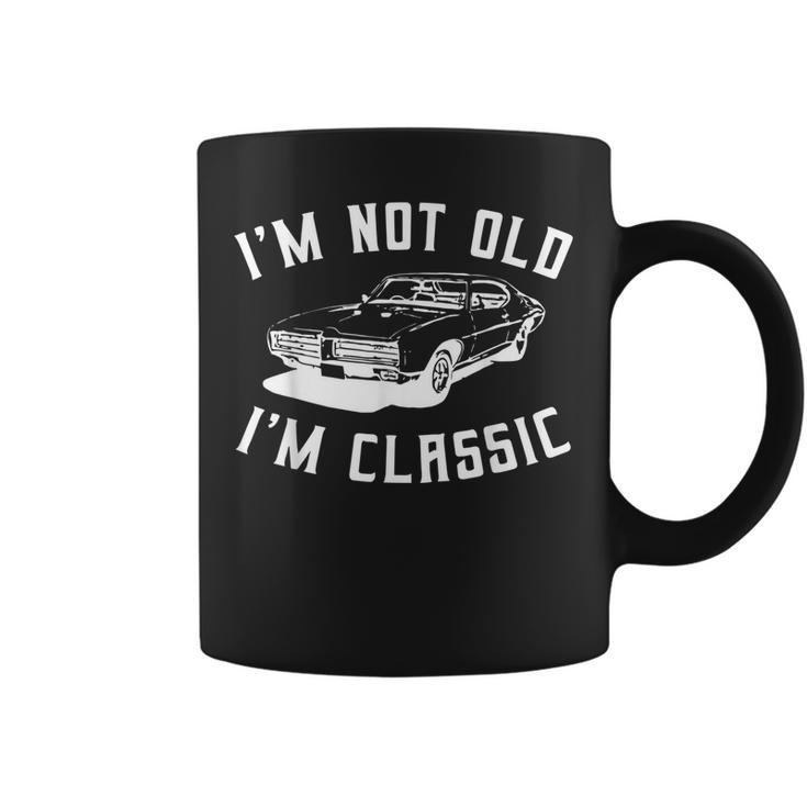 I’M Not Old I’M Classic Retro Vintage Car Men Women Funny Coffee Mug