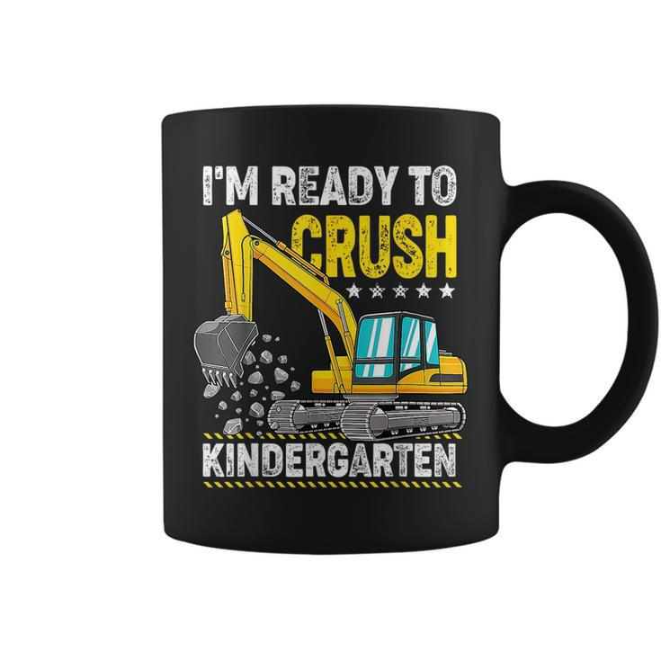 Im Ready To Crush Kindergarten Construction Vehicle Boys Construction Funny Gifts Coffee Mug