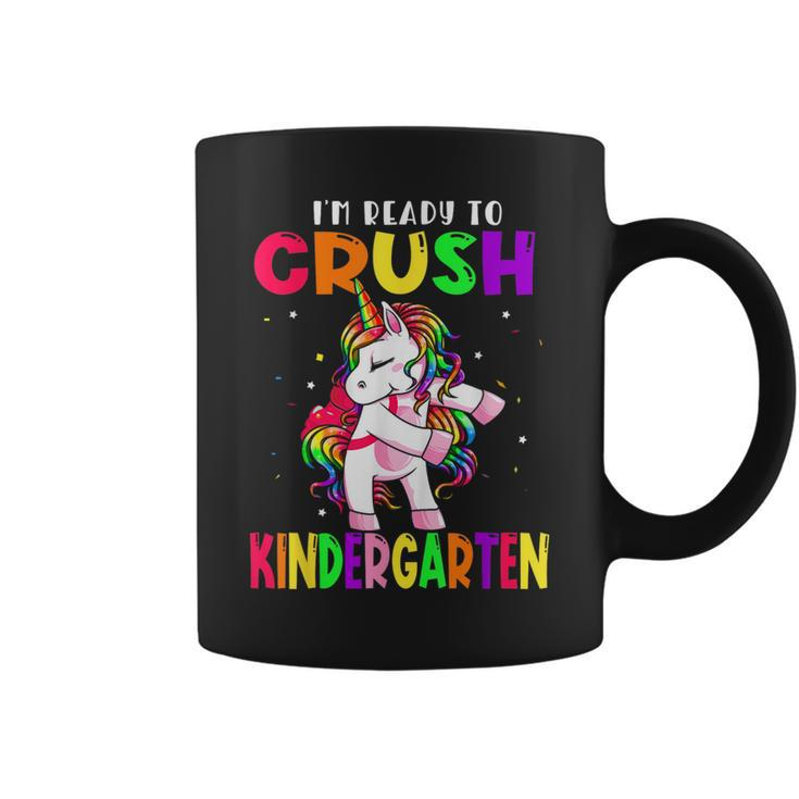 Im Ready To Crush Kindergarten Unicorn Back To School Unicorn Funny Gifts Coffee Mug