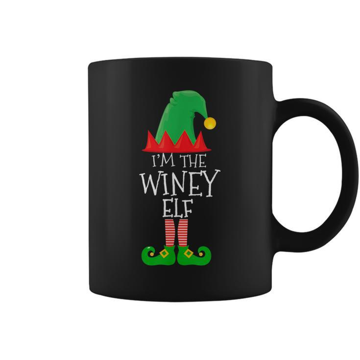 I'm The Winey Elf Family Matching Group Christmas Coffee Mug