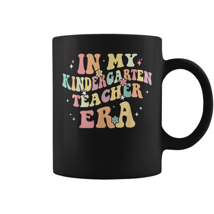 In My Kindergarten Teacher Era Back To School Cute Retro  Coffee Mug