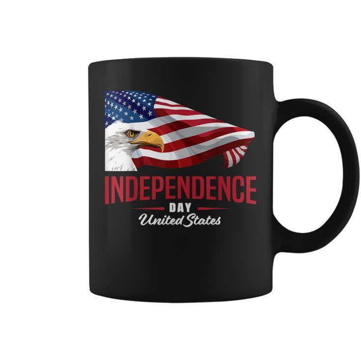 Independence Day 4Th July Flag Patriotic Eagle   Coffee Mug