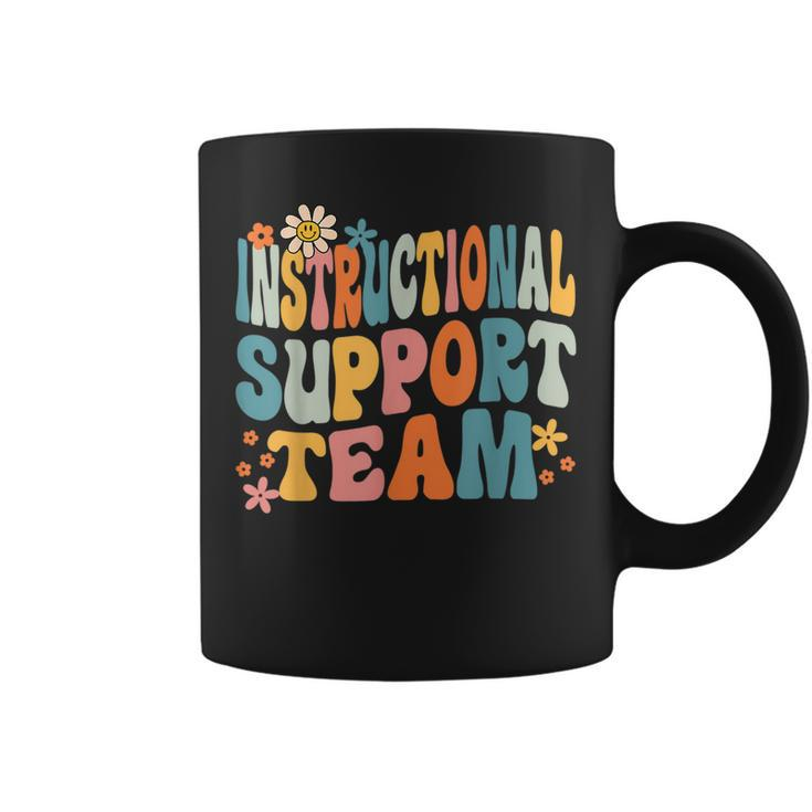 Instructional Support Team Groovy Teacher Student  Coffee Mug