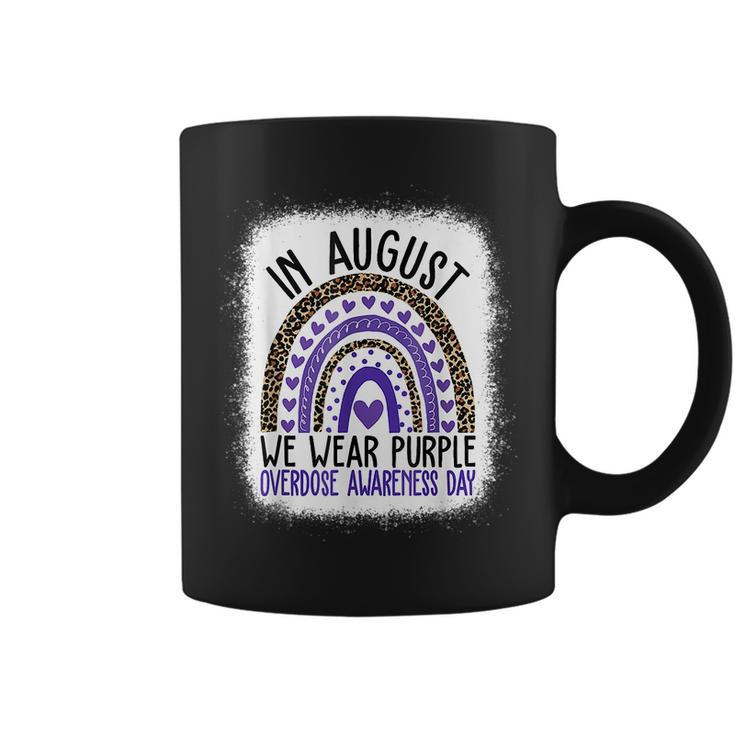 International Overdose Awareness Day Purple Rainbow Coffee Mug