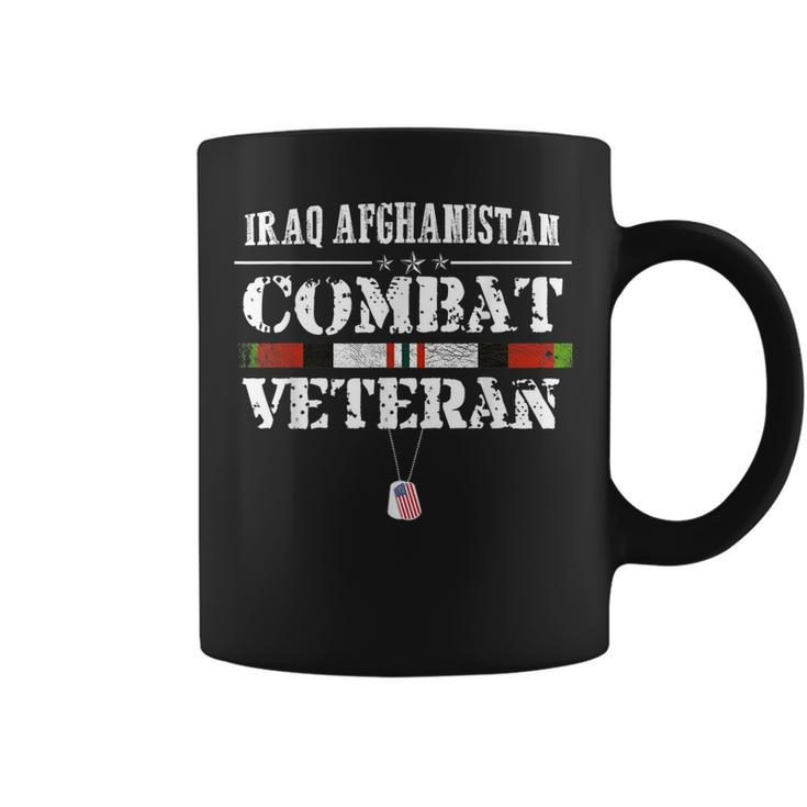 Iraq Afghanistan Combat Veteran Proud Army Military Vintage  Coffee Mug