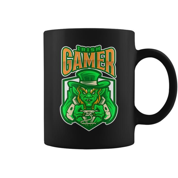 Irish Gamer Scary Angry Leprechaun Design  Coffee Mug
