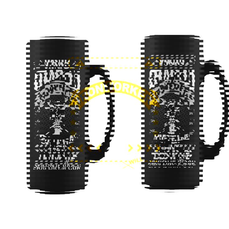 Ironworker Funny Warning Grumpy Old Ironworker  Coffee Mug