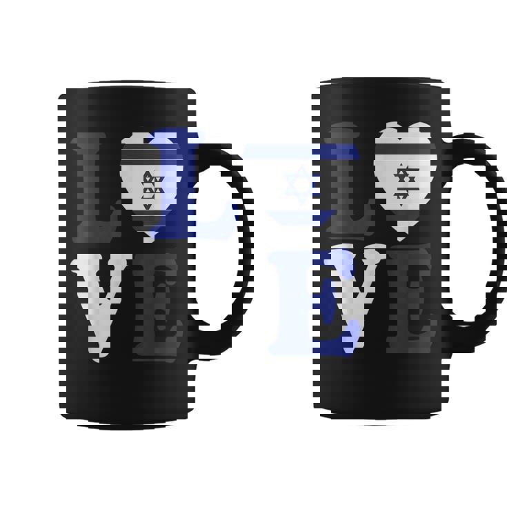 Israel Love Flag I Stand With Israel Heritage Israeli Flag Coffee Mug