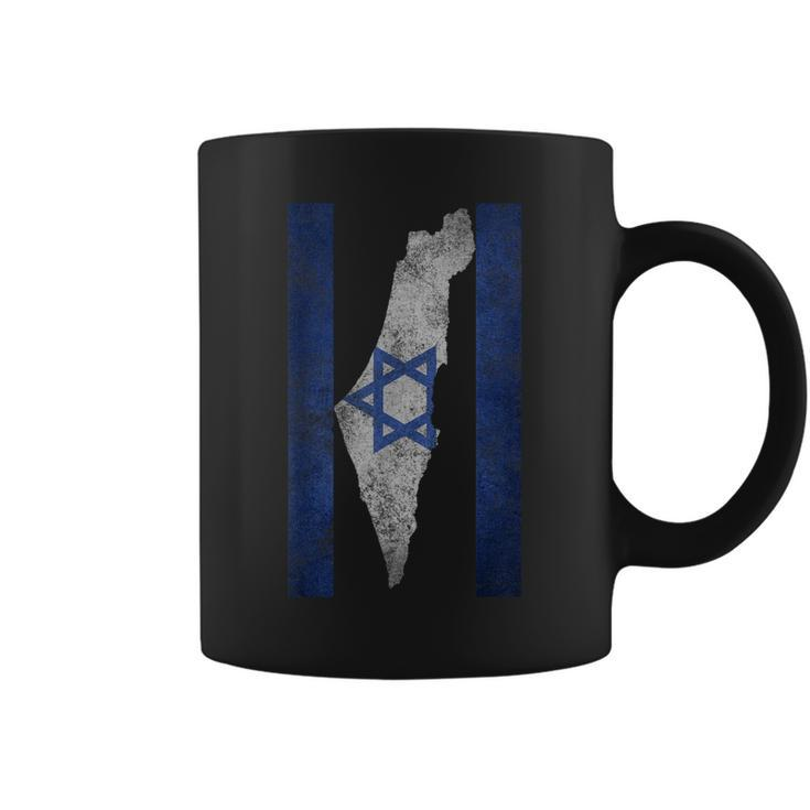 Israel Map Travel Jews Proud Jewish Israeli Flag Coffee Mug