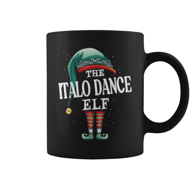 Italo Dance Elf Christmas Group Xmas Pajama Party Coffee Mug