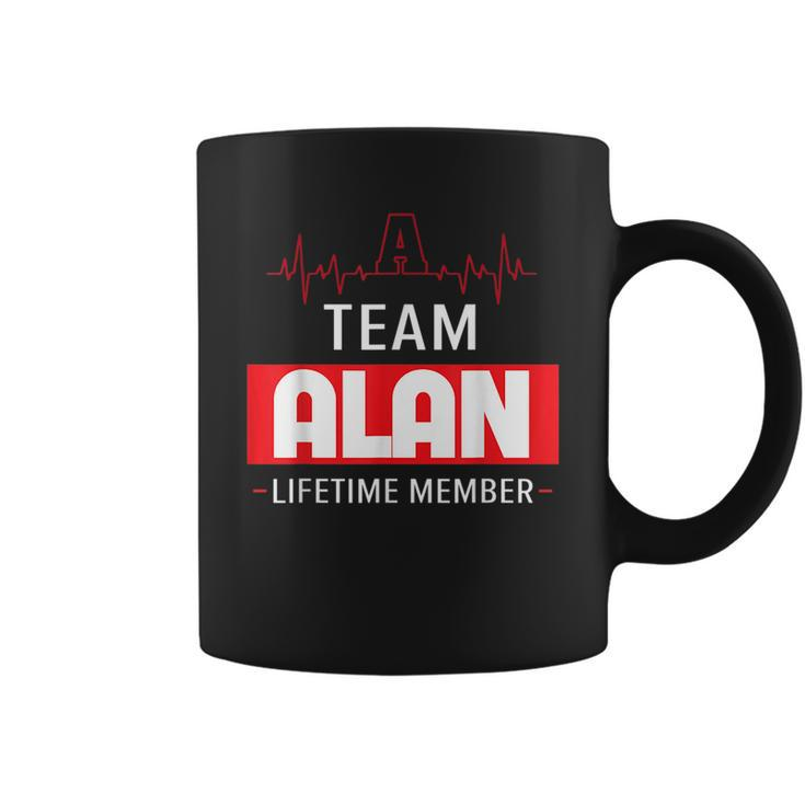 Its A Team Alan Lifetime Member Thing Family First Last Name Funny Last Name Designs Funny Gifts Coffee Mug