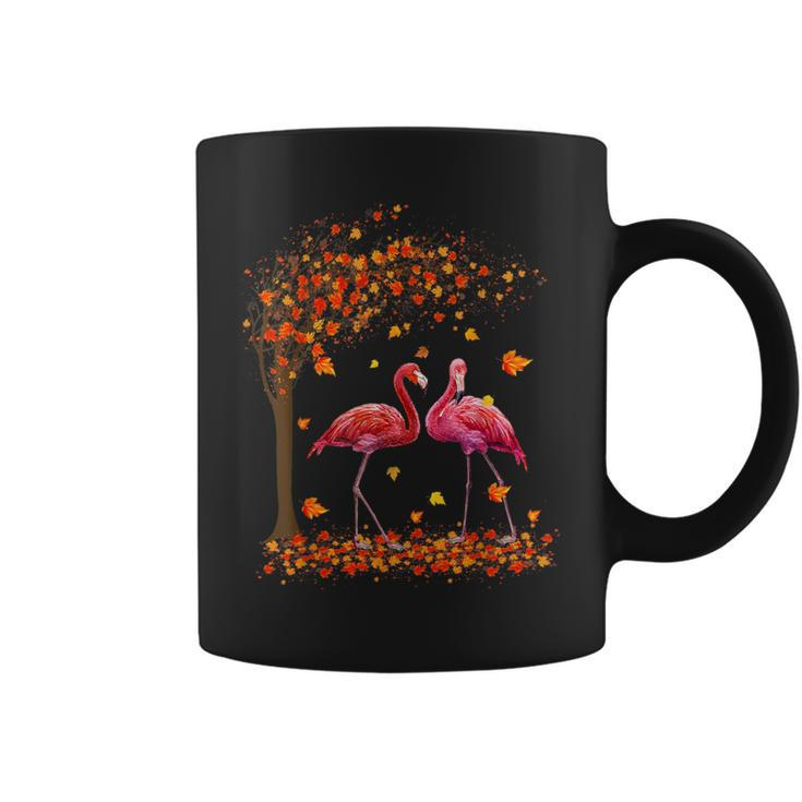 It's Fall Y'all Flamingo Thanksgiving Halloween Coffee Mug