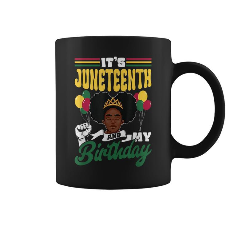 Its Junenth And My Birthday 1865 American African Black  Coffee Mug