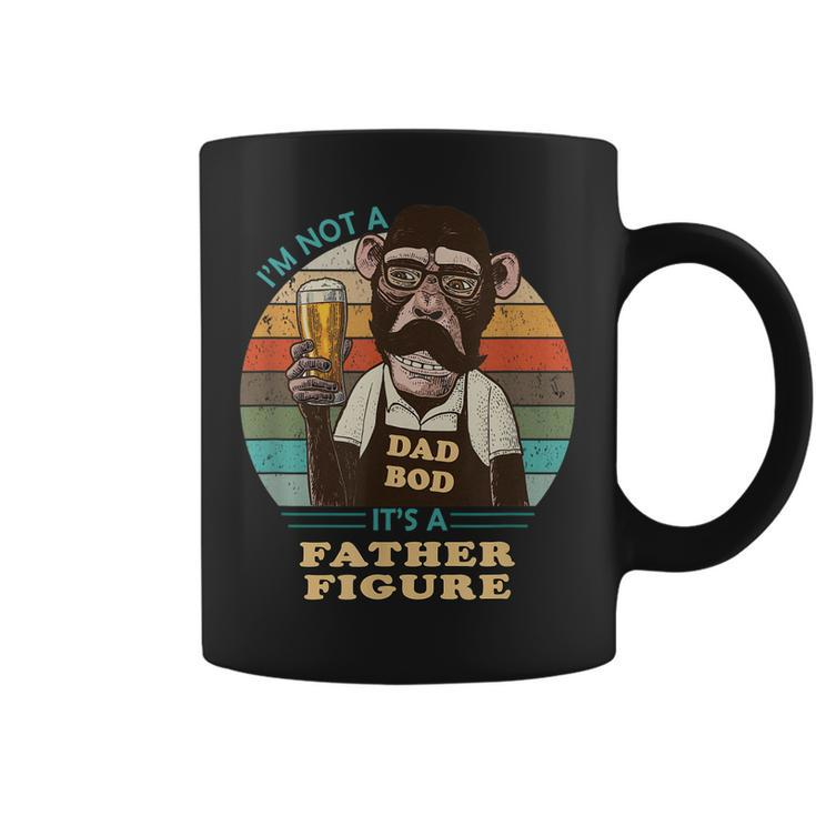 Its Not A Dad Bod Its A Father Figure Funny Monkey Father  Coffee Mug