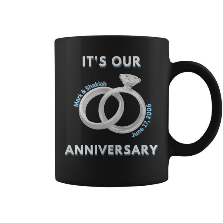 Its Our Anniversary Custom  Coffee Mug