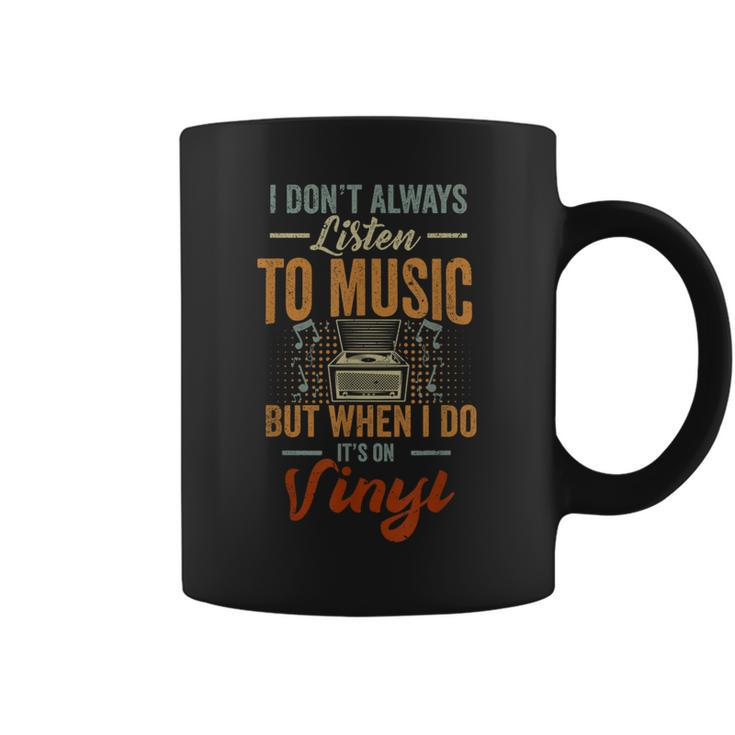 It's On Vinyl Records Player Record Collector Music Lover Coffee Mug
