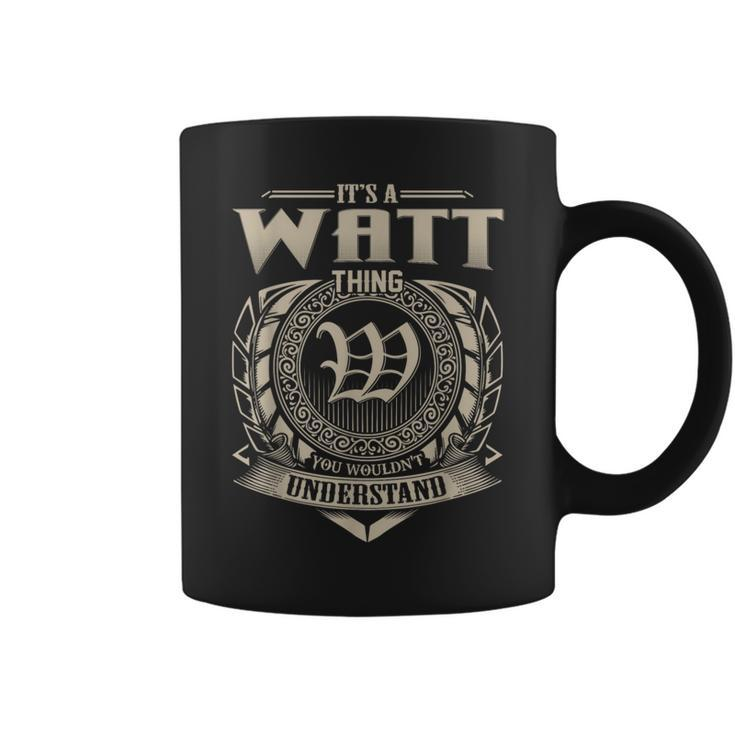 It's A Watt Thing You Wouldn't Understand Name Vintage Coffee Mug