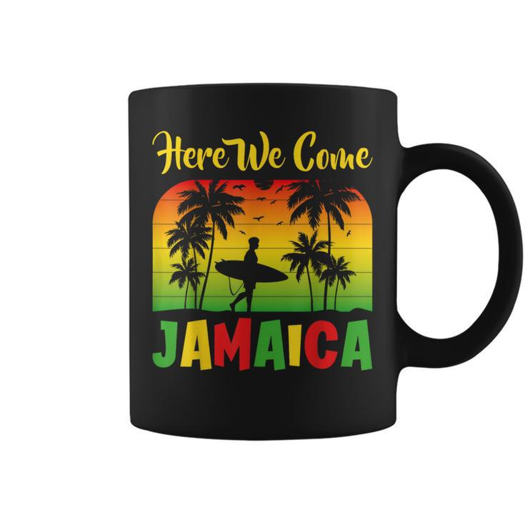 Here We Come Jamaica 2023 Summer Vacation Funny Men Women  Coffee Mug