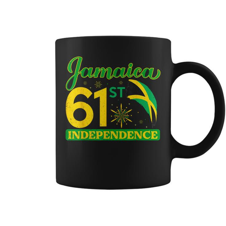 Jamaica 61St Independence Day Celebration Jamaican Flag  Coffee Mug