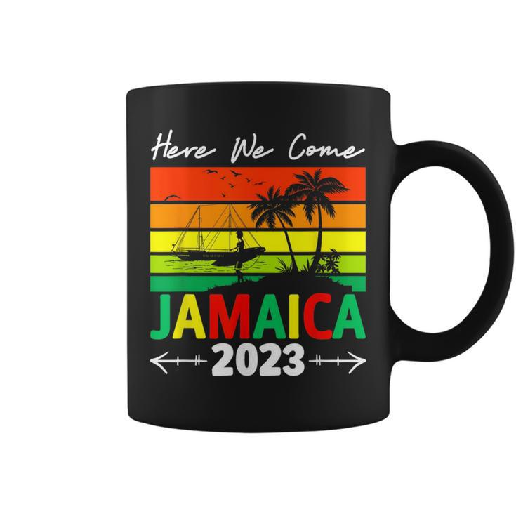 Jamaica Here We Come Matching Family 2023 Dream Vacation  Coffee Mug