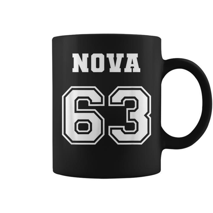 Jersey Style Nova 63 1963 Classic Old School Muscle Car Coffee Mug