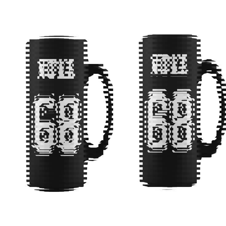 Jersey Style Nova 68 1968 Classic Old School Muscle Car Coffee Mug