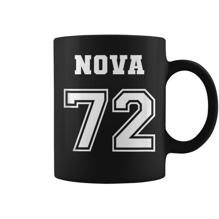 Jersey Style Nova 72 1972 Classic Old School Muscle Car Coffee Mug