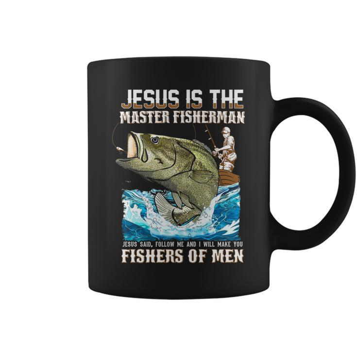 Jesus Fisher Of Bible Verse Fishing Dad Grandpa Coffee Mug