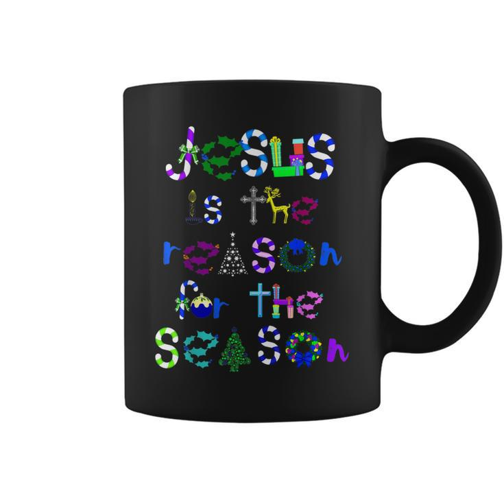 Jesus Is The Reason For The Season Cute Christmas Coffee Mug